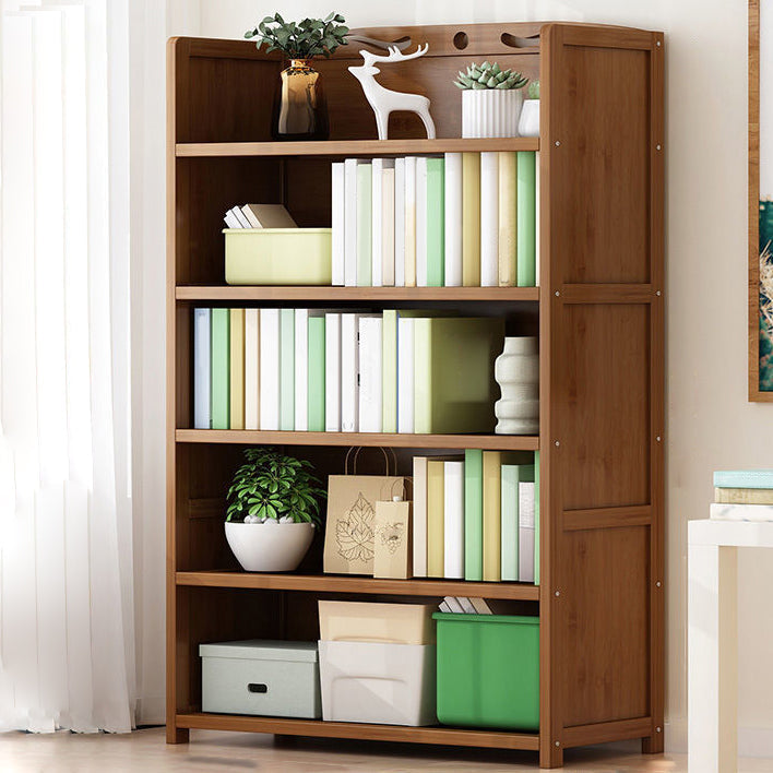 9.9" W Modern Bookcase Matte Finish Closed Back Bookshelf for Study Room Clearhalo 'Bookcases' 'furn' 'furn_bookcases' 'Furniture' 'Office Furniture' 5759930