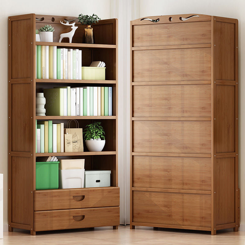 9.9" W Modern Bookcase Matte Finish Closed Back Bookshelf for Study Room Clearhalo 'Bookcases' 'furn' 'furn_bookcases' 'Furniture' 'Office Furniture' 5759938