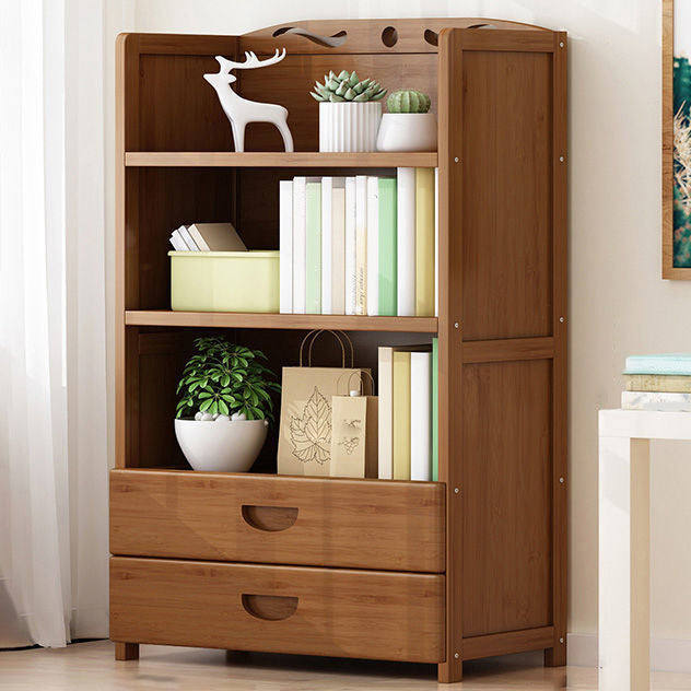 9.9" W Modern Bookcase Matte Finish Closed Back Bookshelf for Study Room 27.6"L x 9.8"W x 43.3"H Wood Clearhalo 'Bookcases' 'furn' 'furn_bookcases' 'Furniture' 'Office Furniture' 5759944