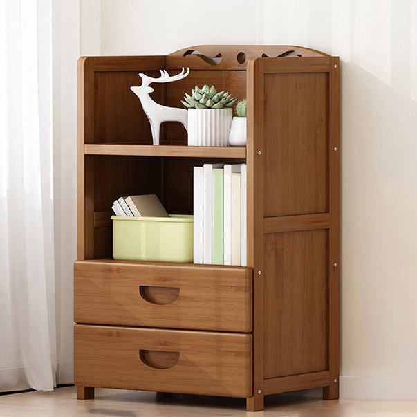 9.9" W Modern Bookcase Matte Finish Closed Back Bookshelf for Study Room 19.7"L x 9.8"W x 31.5"H Wood Clearhalo 'Bookcases' 'furn' 'furn_bookcases' 'Furniture' 'Office Furniture' 5759946