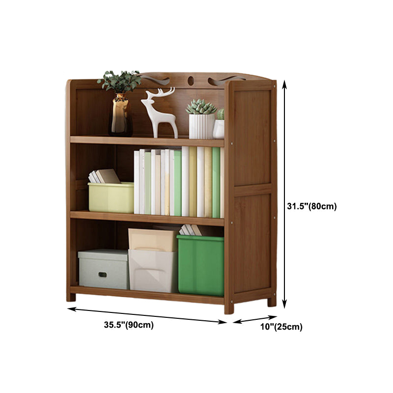9.9" W Modern Bookcase Matte Finish Closed Back Bookshelf for Study Room Clearhalo 'Bookcases' 'furn' 'furn_bookcases' 'Furniture' 'Office Furniture' 5759950