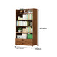9.9" W Modern Bookcase Matte Finish Closed Back Bookshelf for Study Room Clearhalo 'Bookcases' 'furn' 'furn_bookcases' 'Furniture' 'Office Furniture' 5759959