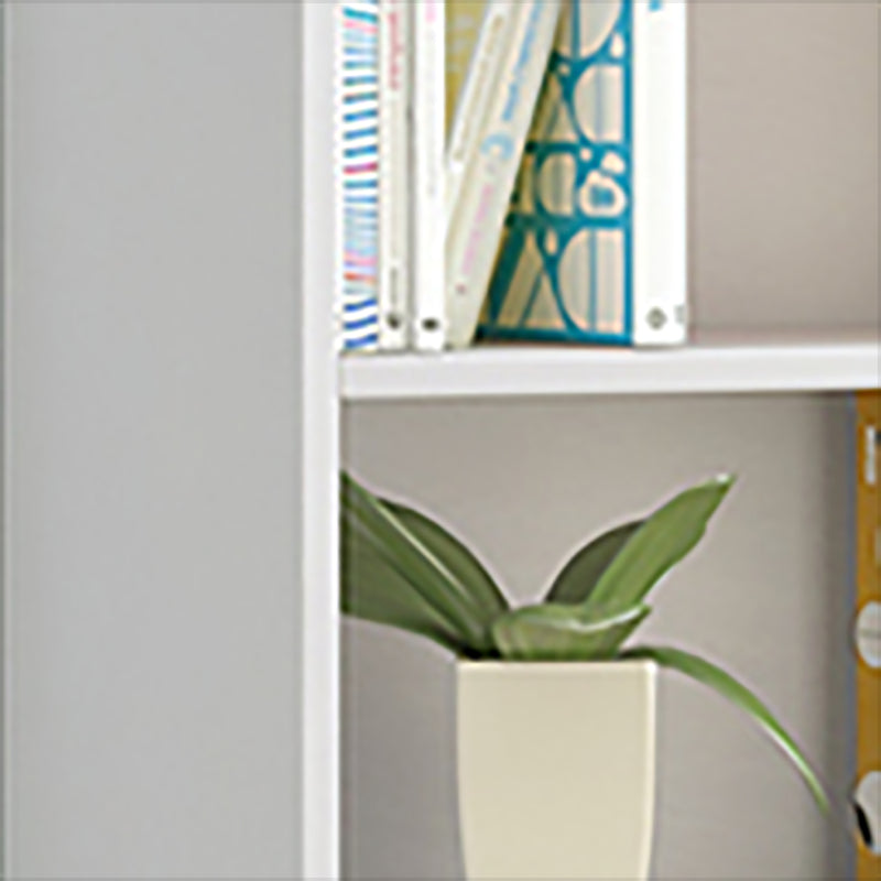 Contemporary Standard Bookshelf Wooden Closed Back Bookcase with Rectangular Shelves Clearhalo 'Bookcases' 'furn' 'furn_bookcases' 'Furniture' 'Office Furniture' 5760127