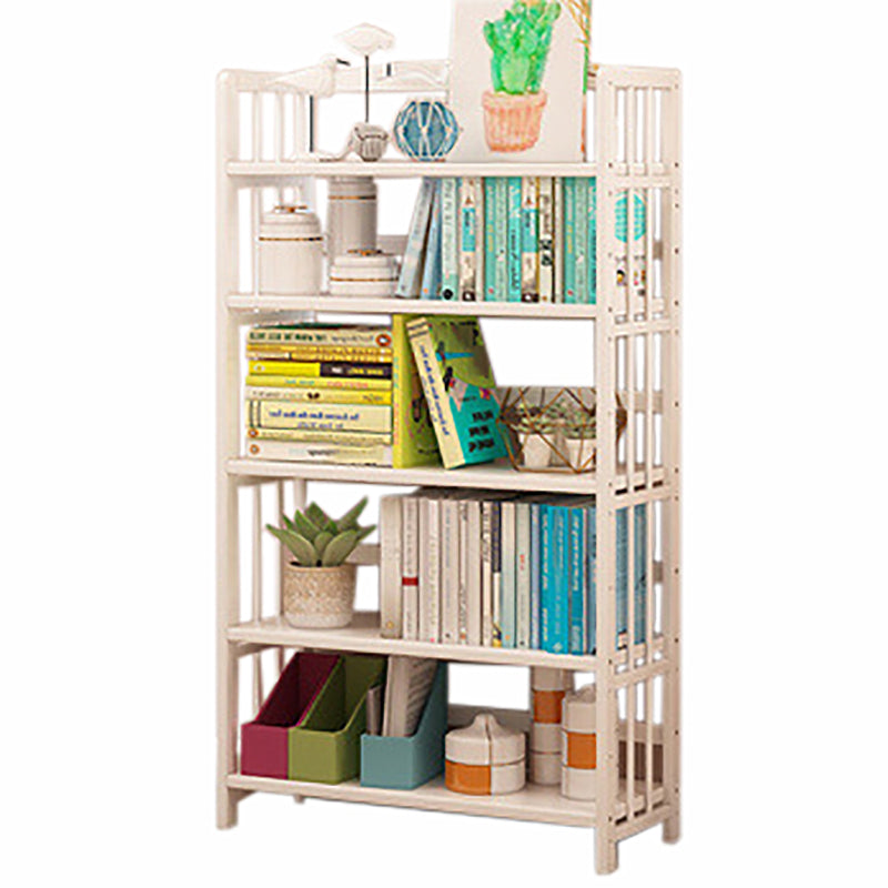 Wooden Shelf Bookcase Contemporary Book Shelf for Studying Room