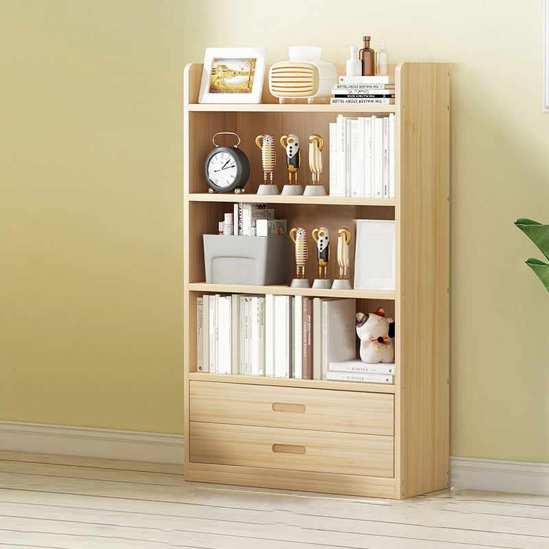 Wooden Shelf Bookcase Contemporary Book Shelf for Studying Room