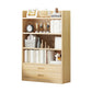 Wooden Shelf Bookcase Contemporary Book Shelf for Studying Room