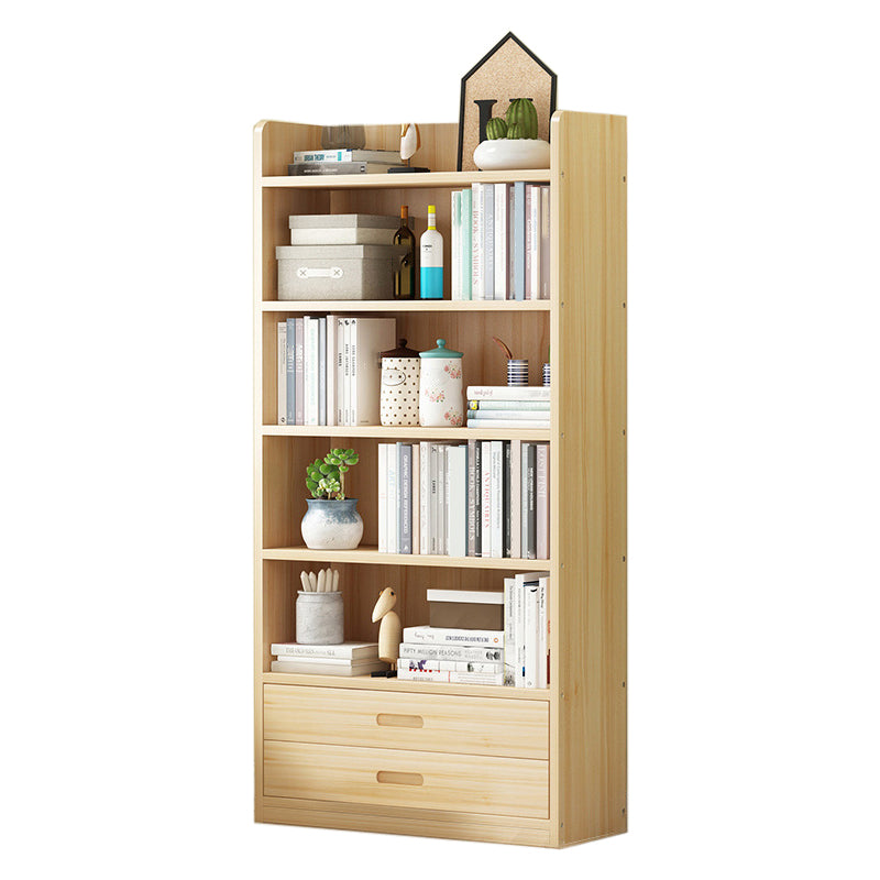 Wooden Shelf Bookcase Contemporary Book Shelf for Studying Room