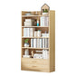 Wooden Shelf Bookcase Contemporary Book Shelf for Studying Room