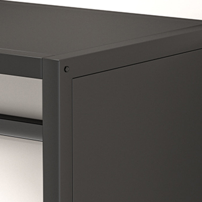 Scaffali di libri aperti da 10 "a livello standard e acciaio con ripiani rettangolari