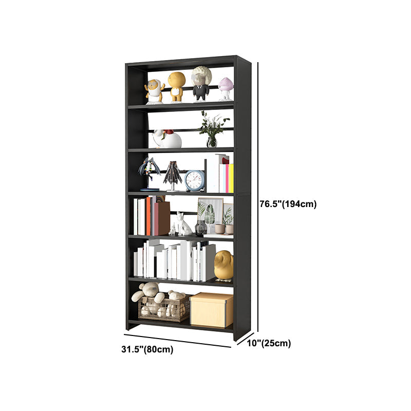 Scaffali di libri aperti da 10 "a livello standard e acciaio con ripiani rettangolari