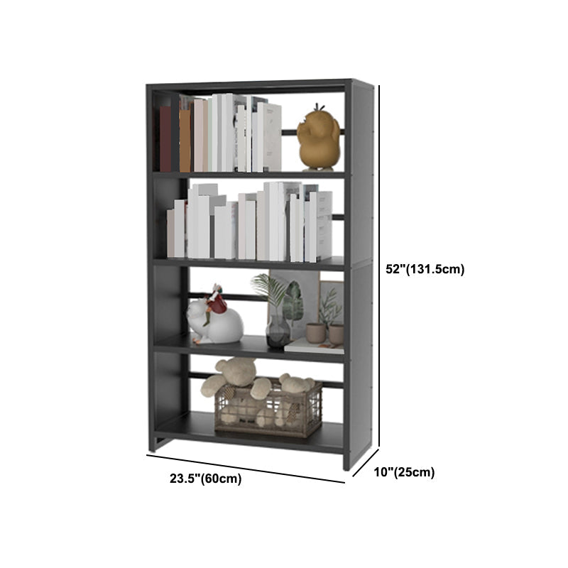 Scaffali di libri aperti da 10 "a livello standard e acciaio con ripiani rettangolari
