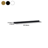 モダンな金属製の本棚1層の壁に囲まれた本棚が磨かれています。