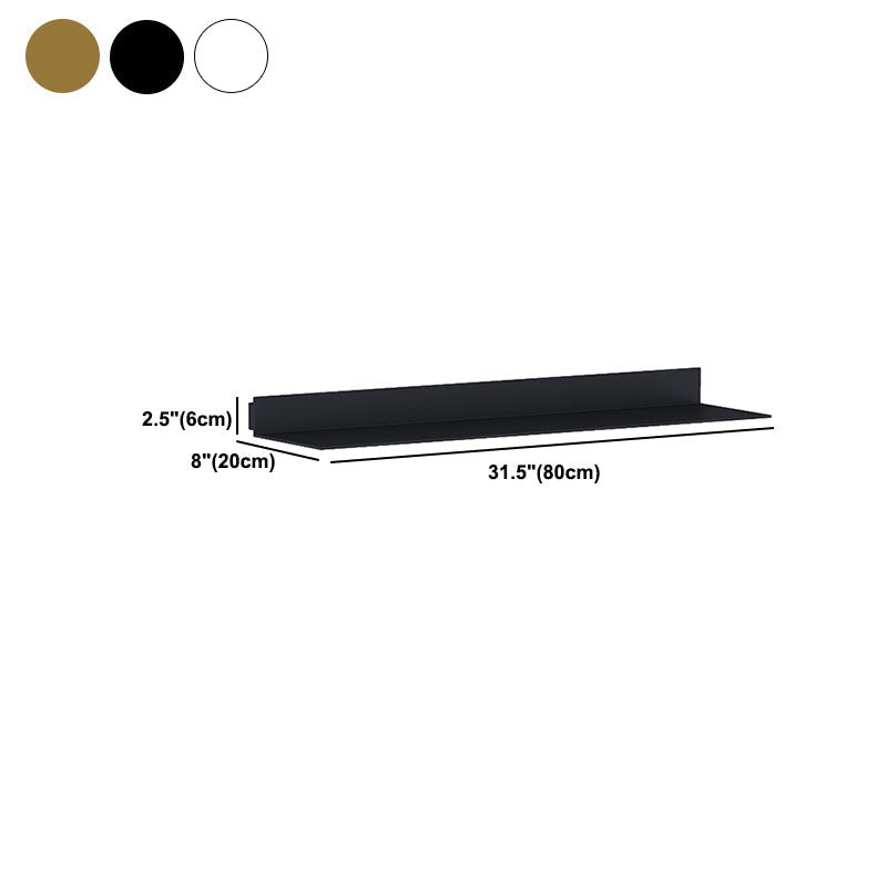 モダンな金属製の本棚1層の壁に囲まれた本棚が磨かれています。