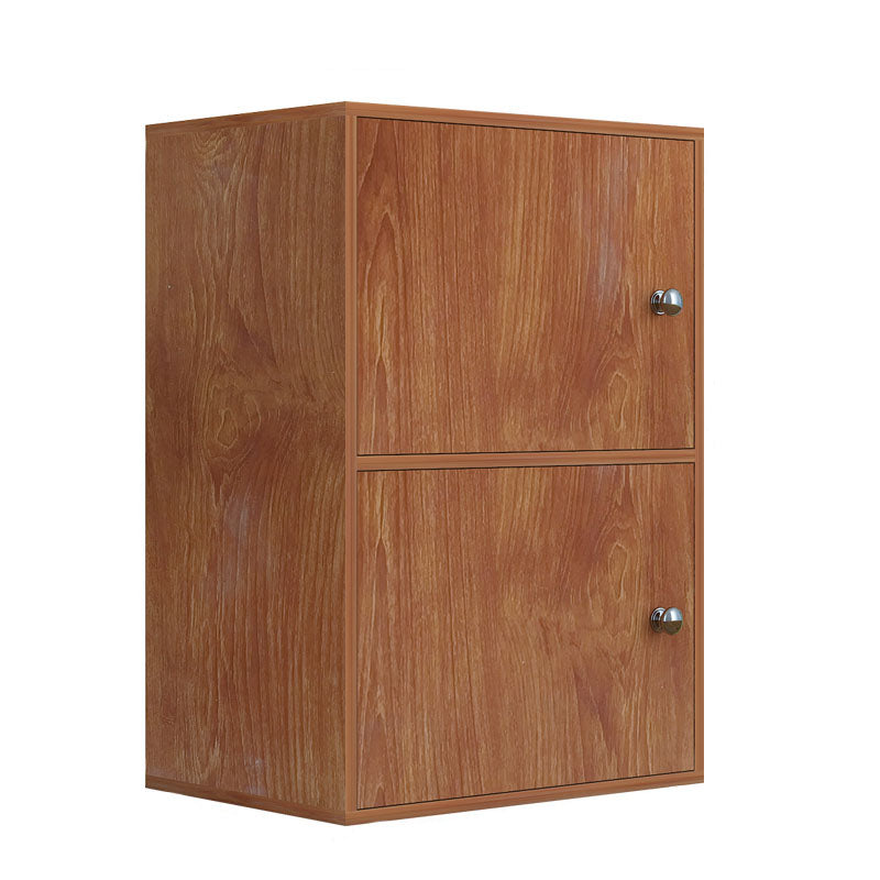 12 "W moderne houten boekenkast gesloten opslag boekenplank met deuren