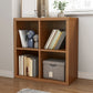11.8 "H Bibliothèque en bois solide de style contemporain Cube pour la maison