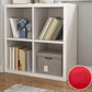 11.8 "H Bibliothèque en bois solide de style contemporain Cube pour la maison