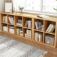 11.8 "H Bibliothèque en bois solide de style contemporain Cube pour la maison