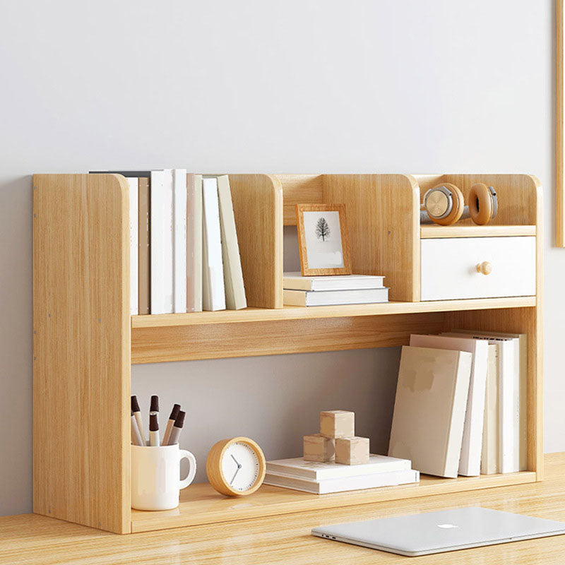 Libreria aperta di libreria aperta da 9,5 "W Modern Wooden con cassetti e scaffali