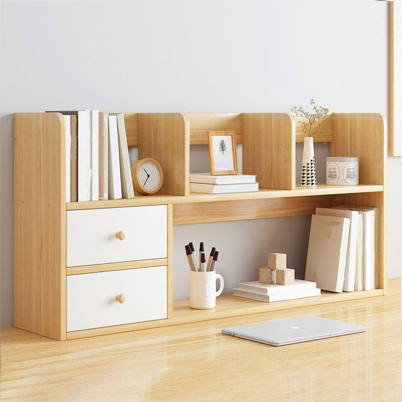 Libreria aperta di libreria aperta da 9,5 "W Modern Wooden con cassetti e scaffali