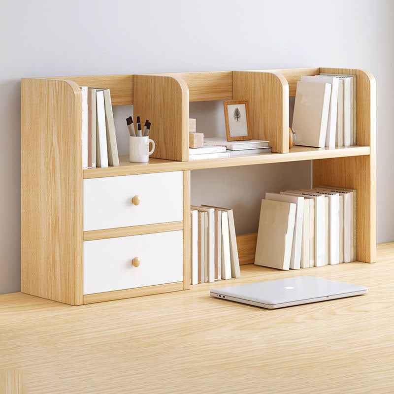 Libreria aperta di libreria aperta da 9,5 "W Modern Wooden con cassetti e scaffali