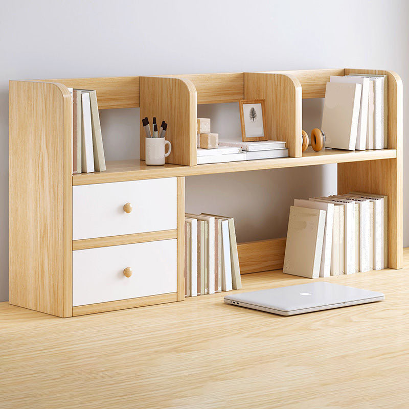 Libreria aperta di libreria aperta da 9,5 "W Modern Wooden con cassetti e scaffali