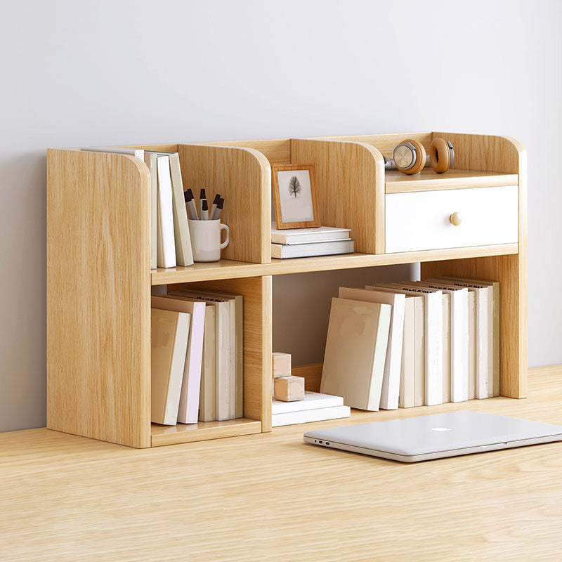 Libreria aperta di libreria aperta da 9,5 "W Modern Wooden con cassetti e scaffali