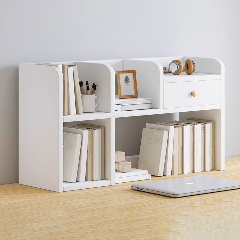 Libreria aperta di libreria aperta da 9,5 "W Modern Wooden con cassetti e scaffali