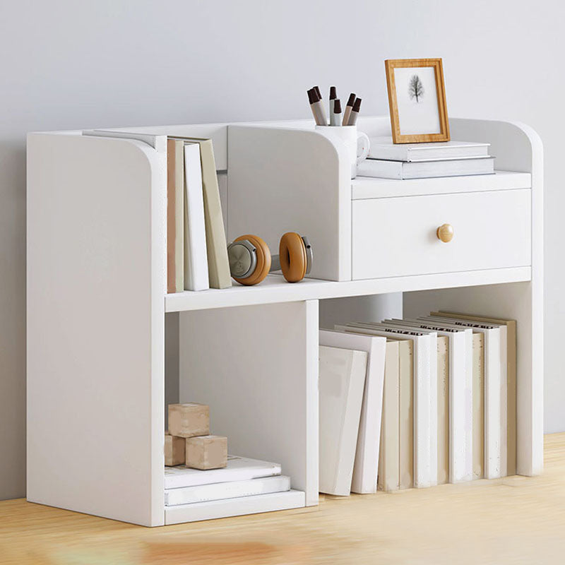 Libreria aperta di libreria aperta da 9,5 "W Modern Wooden con cassetti e scaffali
