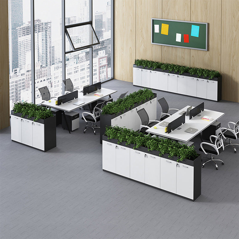 11.8 "W Wood Bidacte avec bibliothèque géométrique Multi couches dans Dark Taupe (sans plante)