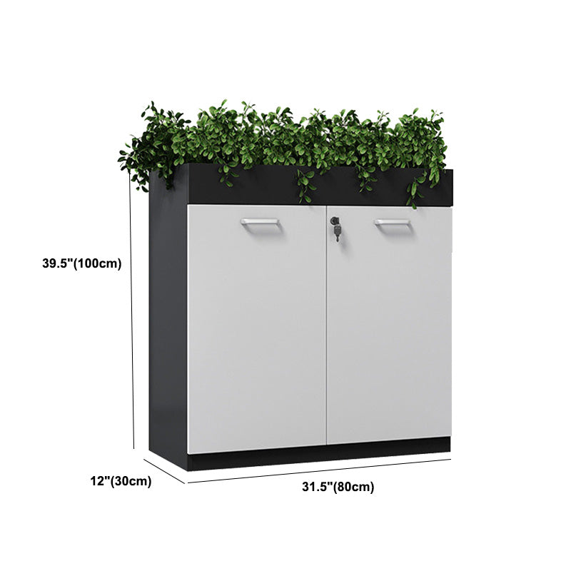 11.8 "W Wood Bidacte avec bibliothèque géométrique Multi couches dans Dark Taupe (sans plante)