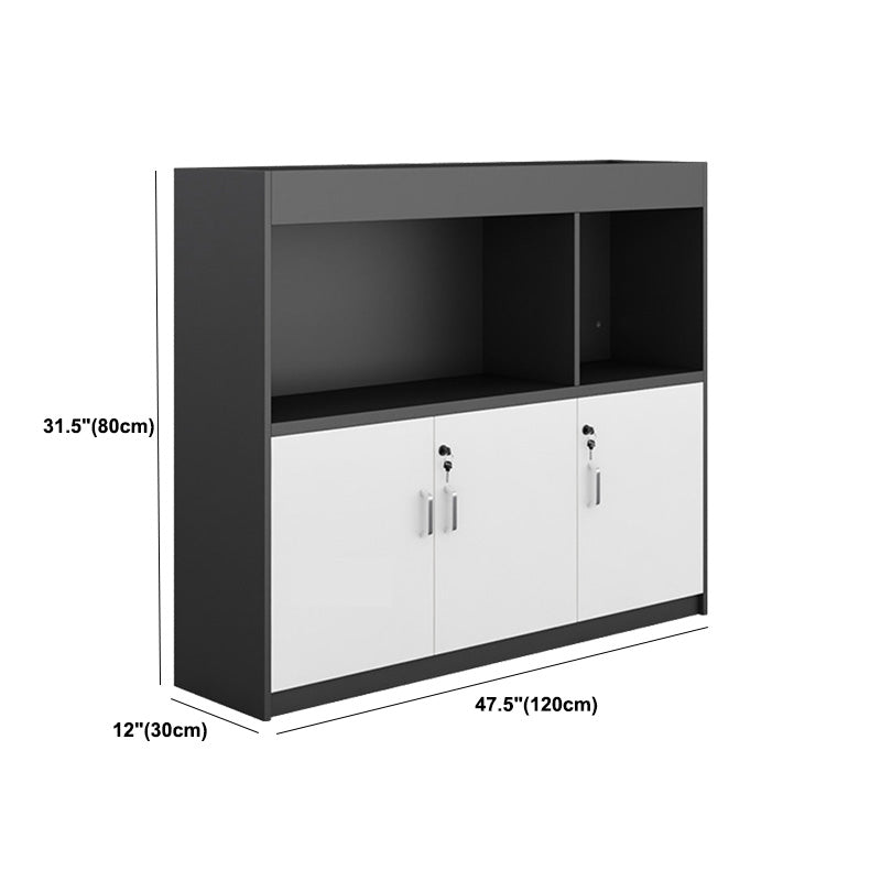 11.8 "W Wood Bidacte avec bibliothèque géométrique Multi couches dans Dark Taupe (sans plante)