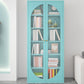 Modern Metal Bookcase Standard Shelves Included Bookshelf with Glass Doors