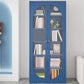 Modern Metal Bookcase Standard Shelves Included Bookshelf with Glass Doors