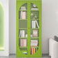 Modern Metal Bookcase Standard Shelves Included Bookshelf with Glass Doors