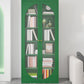 Modern Metal Bookcase Standard Shelves Included Bookshelf with Glass Doors