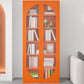 Modern Metal Bookcase Standard Shelves Included Bookshelf with Glass Doors