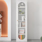 Modern Metal Bookcase Standard Shelves Included Bookshelf with Glass Doors