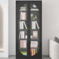 Modern Metal Bookcase Standard Shelves Included Bookshelf with Glass Doors