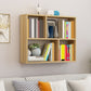 6"/8" W Modern Wooden Bookcase Wall-mounted Bookshelf with Shelves