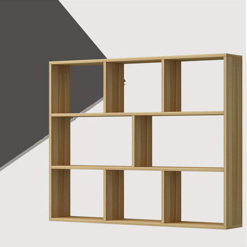6"/8" W Modern Wooden Bookcase Wall-mounted Bookshelf with Shelves