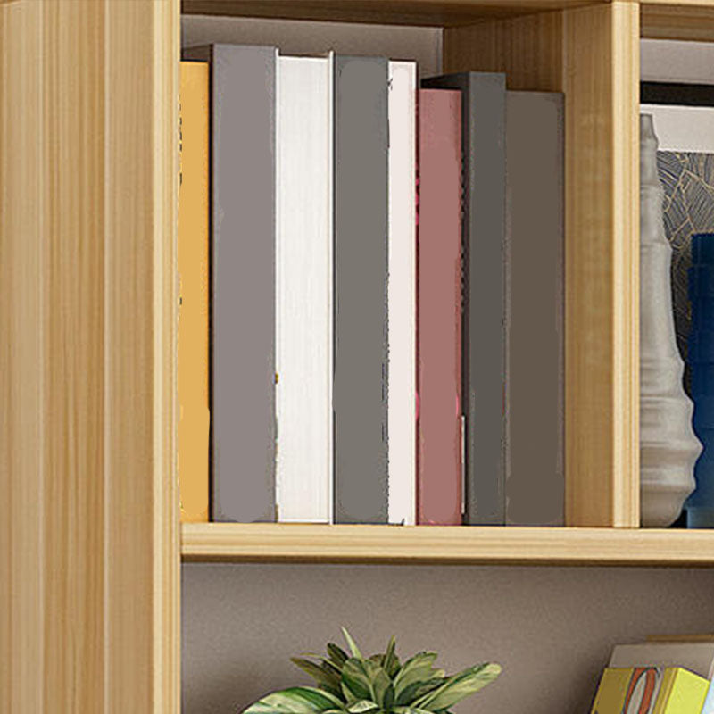 6"/8" W Modern Wooden Bookcase Wall-mounted Bookshelf with Shelves