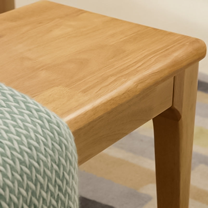 17.7 Inch Height Modern Seating Bench Solid Wood Bench with Legs Clearhalo 'Benches' 'Chairs & Seating' 'furn' 'furn_benches' 'Furniture' 'Living Room Furniture' 5760759