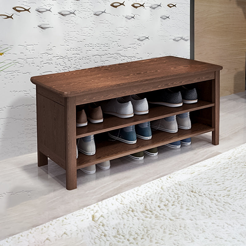 13.8" Wide Modern Entryway Bench Solid Wood Entryway Bench Seating Bench Clearhalo 'Benches' 'Chairs & Seating' 'furn' 'furn_benches' 'Furniture' 'Living Room Furniture' 5760841