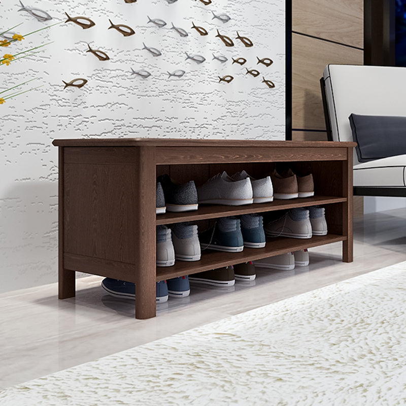 13.8" Wide Modern Entryway Bench Solid Wood Entryway Bench Seating Bench Clearhalo 'Benches' 'Chairs & Seating' 'furn' 'furn_benches' 'Furniture' 'Living Room Furniture' 5760860