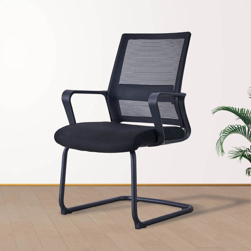 Swivel Fixed Arms Chair Breathable AirGrid Seat and Back Office Chair Clearhalo 'furn' 'furn_office_chair' 'Furniture' 'Office Chairs' 'Office Furniture' 'office_chair' 5760929