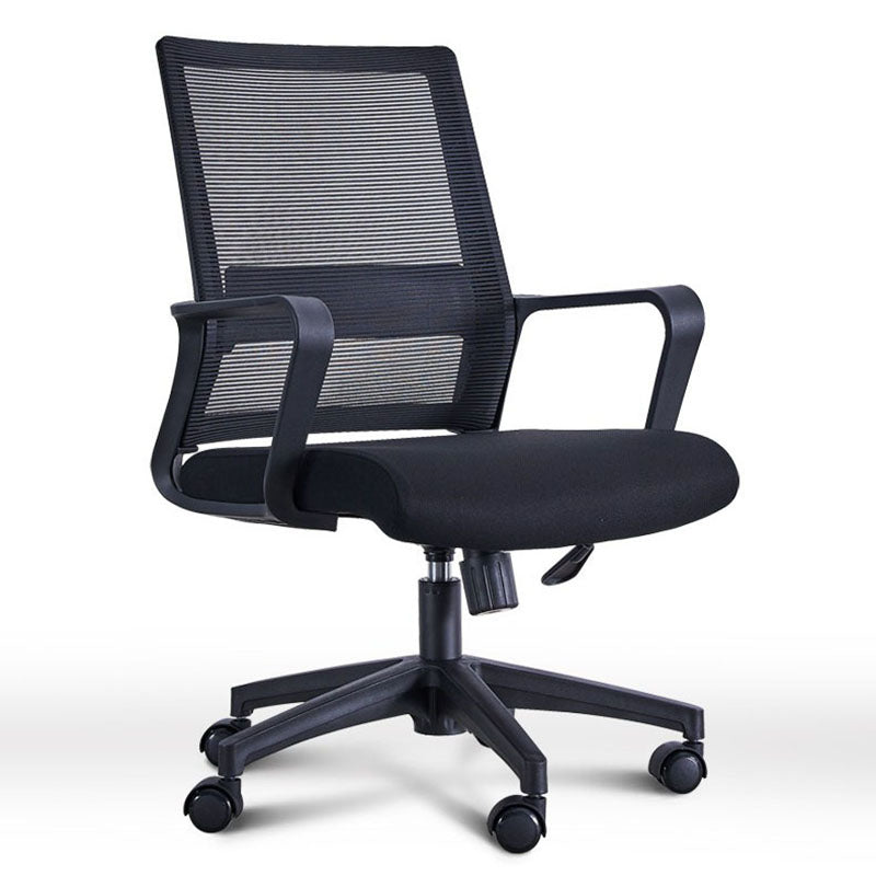 Swivel Fixed Arms Chair Breathable AirGrid Seat and Back Office Chair Clearhalo 'furn' 'furn_office_chair' 'Furniture' 'Office Chairs' 'Office Furniture' 'office_chair' 5760936