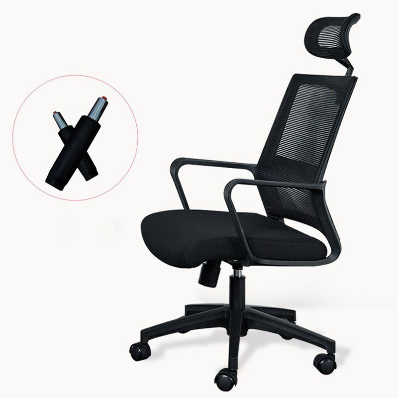 Swivel Fixed Arms Chair Breathable AirGrid Seat and Back Office Chair Clearhalo 'furn' 'furn_office_chair' 'Furniture' 'Office Chairs' 'Office Furniture' 'office_chair' 5760940