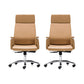 Modern Computer Chair Fixed Arms Chair High Back Leather Management Office Chair