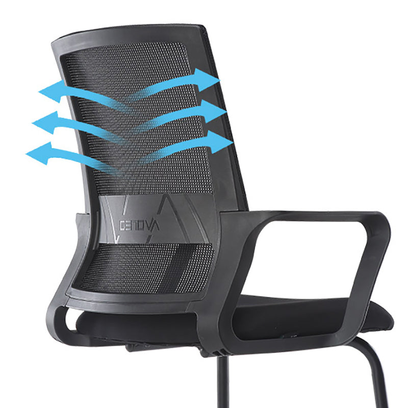 Modern No Distressing Office Chair Breathable AirGrid Fixed Arms Chair Clearhalo 'furn' 'furn_office_chair' 'Furniture' 'Office Chairs' 'Office Furniture' 'office_chair' 5761001