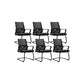Modern No Distressing Office Chair Breathable AirGrid Fixed Arms Chair 6 Piece Set Casters Not Included Clearhalo 'furn' 'furn_office_chair' 'Furniture' 'Office Chairs' 'Office Furniture' 'office_chair' 5761007